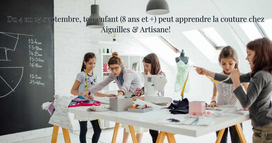 Apprendre à coudre dès 8 ans : un cours créatif et pratique pour vos enfants