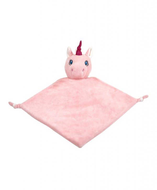 Doudou Licorne Rose